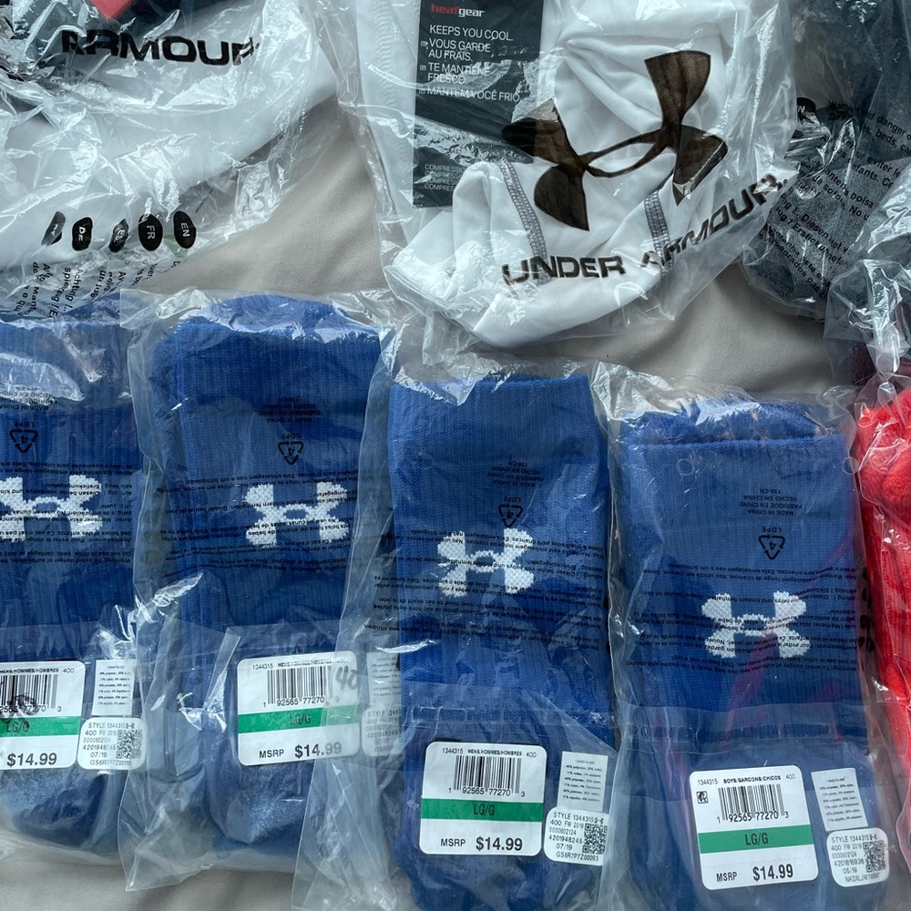 Under Armour Basketball Sock and Compression Set - Picture 2 of 5